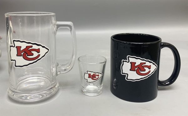 Kansas City Chiefs 3-Piece Glassware Gift Set Supply