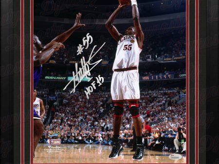 Dikembe Mutombo Philadelphia 76ers Autographed 11x14 Framed Photo Inscribed Hall of Fame: Silver Ink For Discount