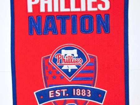 Philadelphia Phillies Nations Banner Hot on Sale