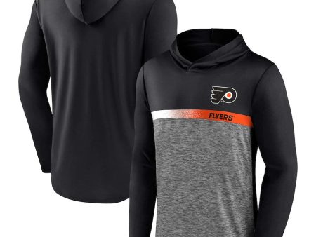 Philadelphia Flyers Black Podium Defender Pullover Hoodie For Sale