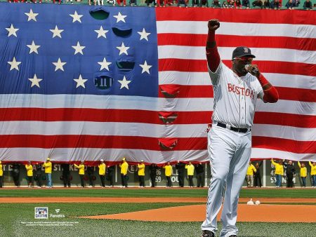 David Ortiz 2013 This is Our City Speech Boston Red Sox 8  x 10  Baseball Photo Supply