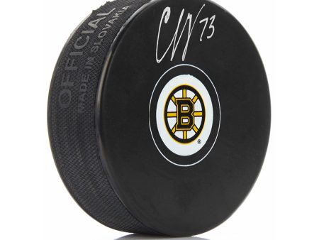 Charlie McAvoy Boston Bruins Autographed Hockey Puck on Sale