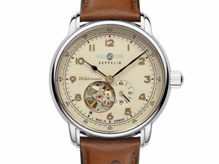 Zeppelin 9666-5 Men s Méditerranée Automatic Wristwatch Hot on Sale