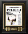 Boston Bruins 2011 Stanley Cup Champions Framed Boston Globe Photo Online