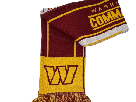 Washington Commanders Colorwave Wordmark Scarf Online Hot Sale