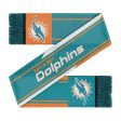 Miami Dolphins Colorwave Wordmark Scarf Fashion