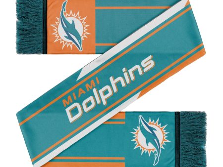 Miami Dolphins Colorwave Wordmark Scarf Fashion