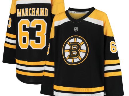 Brad Marchand Boston Bruins Youth Home Replica Player Jersey - Black Online Hot Sale