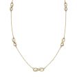 Elements Gold GN339 Infinity Station Necklace Supply