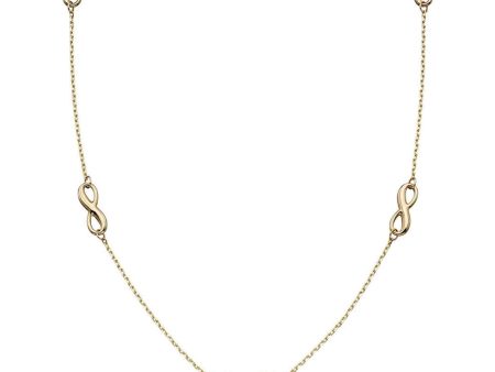 Elements Gold GN339 Infinity Station Necklace Supply