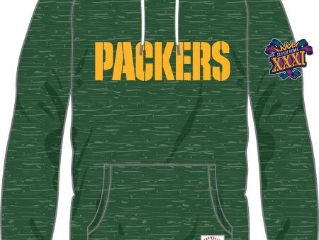 Green Bay Packers Mitchell & Ness Legendary Slub Long-Sleeve Hoodie Cheap