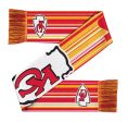 Kansas City Chiefs Hyper Stripe Big Logo Scarf For Discount