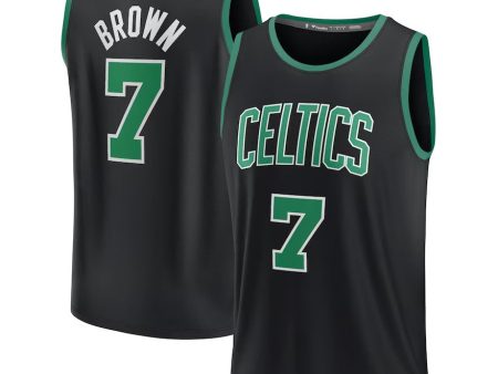 Jaylen Brown Boston Celtics Youth Player Jersey - Statement Edition - Black Sale