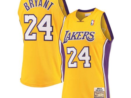 Kobe Bryant Los Angeles Lakers Mitchell & Ness Gold 2008-2009 Hardwood Classics Authentic Jersey Online