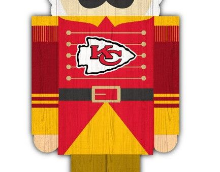 Kansas City Chiefs Wood Nutcracker Ornament Online Sale