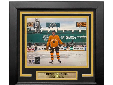 Trent Frederic Winter Classic Action Boston Bruins 8  x 10  Framed Hockey Photo Online