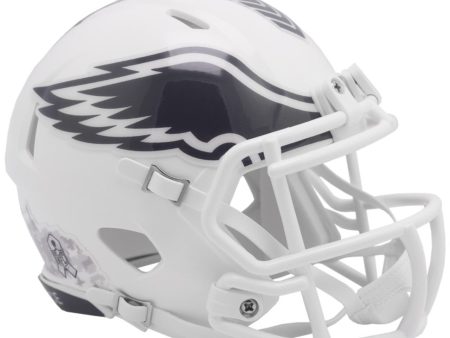 Philadelphia Eagles Riddell 2024 Salute to Service Speed Mini-Helmet Supply