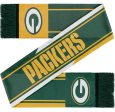 Green Bay Packers Colorwave Wordmark Scarf Online now