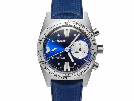 Aquastar 2022 Deepstar Blue Ray Chronograph Wristwatch Fashion