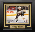 Charlie McAvoy in Action Boston Bruins 8  x 10  Framed Horizontal Hockey Photo Discount