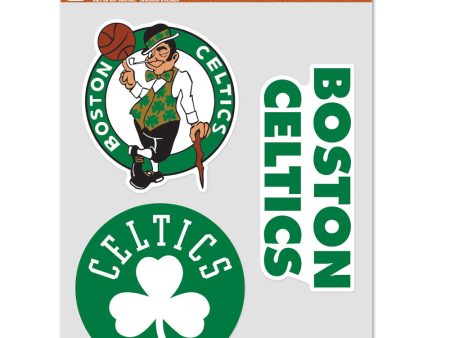 Boston Celtics 3-Piece Fan Multi Use Decal Set Online