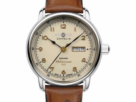 Zeppelin 9664-5 Men s Méditerranée Day Date Automatic Wristwatch Online Sale