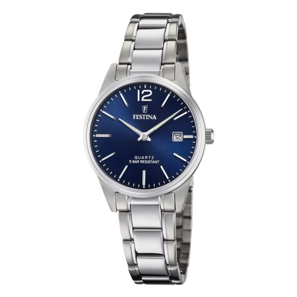 Festina F20509 3 Women s Blue Dial Wristwatch Online Hot Sale