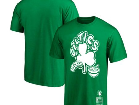 Boston Celtics Mitchell & Ness Doodle 1.5 T-Shirt Online now