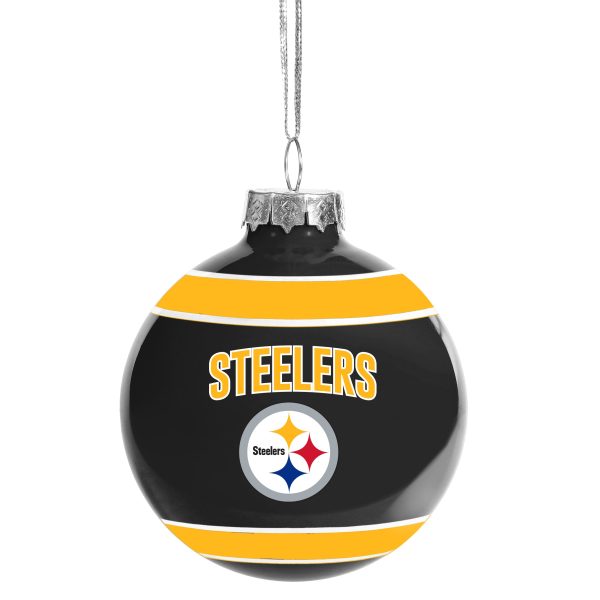 Pittsburgh Steelers Holiday Ball Ornament Supply