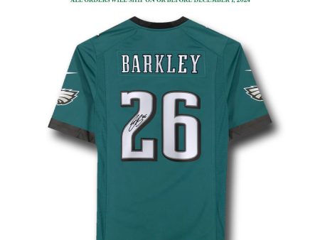 Saquon Barkley Autograph Philadelphia Eagles Nike Jersey | Pre-Sale Opportunity Online