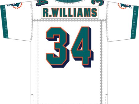 Ricky Williams Miami Dolphins Mitchell & Ness 2002 Legacy Jersey Hot on Sale