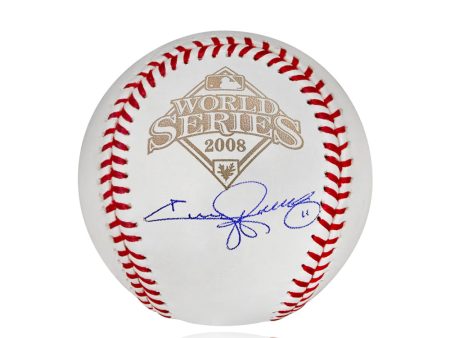 Jimmy Rollins Philadelphia Phillies Autographed 2008 World Series Major League Baseball - JSA Cheap