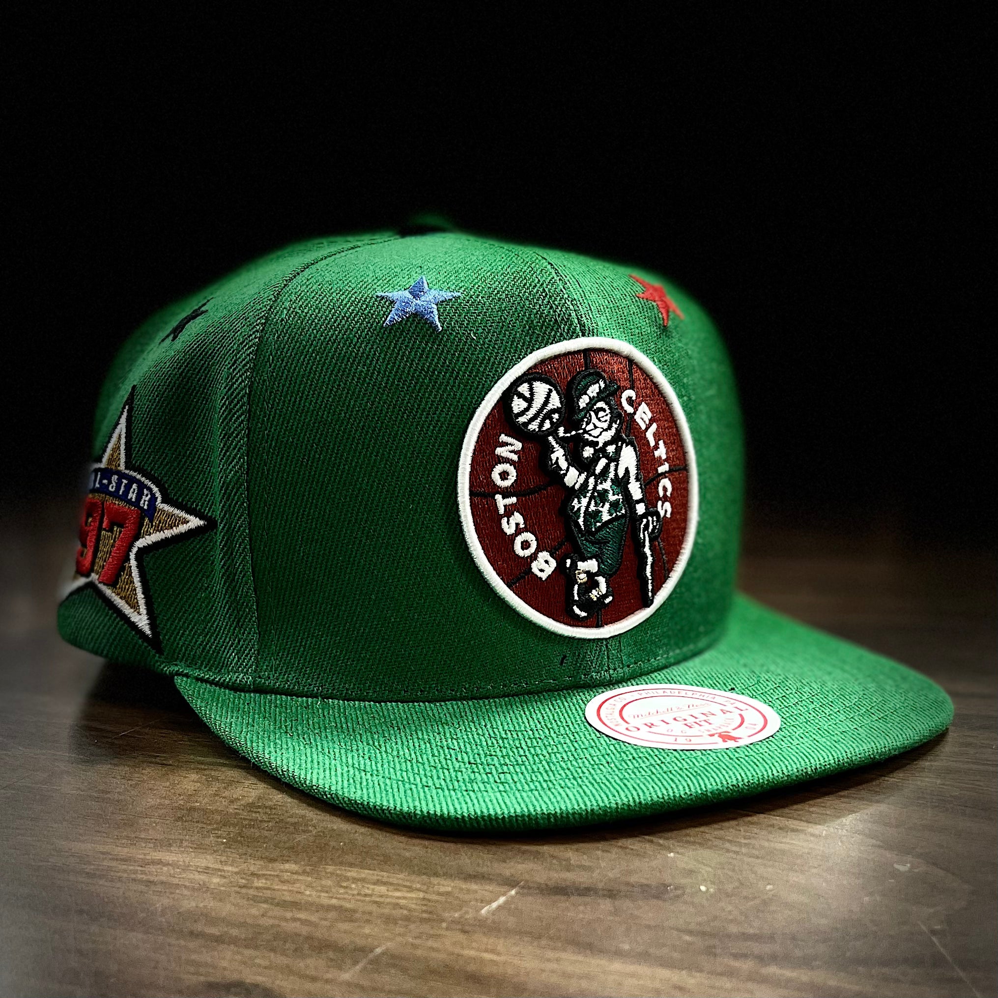 Boston Celtics Mitchell & Ness Hardwood Classics 1997 NBA All-Star Weekend Top Star Snapback Hat Online now