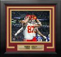 Travis Kelce Heart Hands Touchdown Kansas City Chiefs 8  x 10  Framed Football Photo For Discount