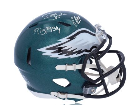 Brandon Graham & Darius Slay Philadelphia Eagles Autographed Speed Helmet Fashion