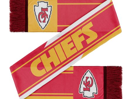 Kansas City Chiefs Colorwave Wordmark Scarf Online Sale