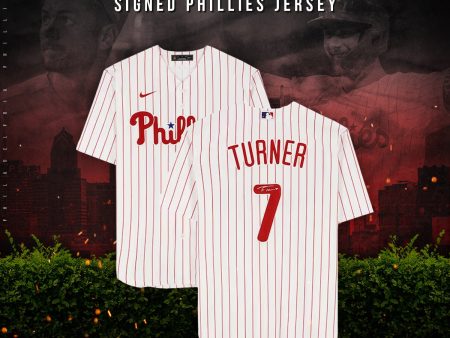 Trea Turner Philadelphia Phillies Autographed Jersey | Pre-Sale Opportunity For Cheap