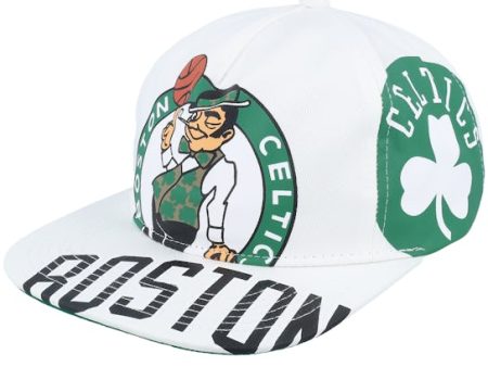 Boston Celtics Mitchell & Ness In Your Face Deadstock Snapback Hat Discount