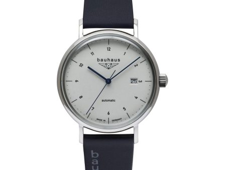 Bauhaus 2152-5 Cream Dial With Date Automatic Wristwatch For Sale