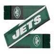 New York Jets Colorwave Wordmark Scarf Online now