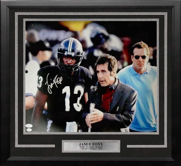 Jamie Foxx Any Given Sunday Autographed 16  x 20  Framed Movie Photo Supply