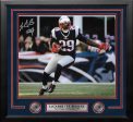 LeGarrette Blount in Action Autographed New England Patriots 16  x 20  Framed Football Photo Supply