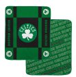 Boston Celtics Pegasus 60” x 70” Reverse Block Wordmark Double-Sided Blanket For Cheap