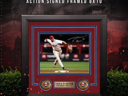 Trea Turner Philadelphia Phillies Autographed Framed Action Photo | Pre-Sale Opportunity Sale