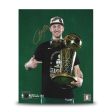 Sam Hauser 2024 NBA Trophy Autographed Boston Celtics 11  x 14  Championship Photo For Sale