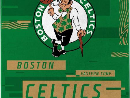 Boston Celtics 50  x 60  Digitize Raschel Throw Blanket Online Hot Sale