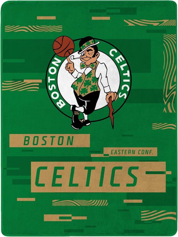 Boston Celtics 50  x 60  Digitize Raschel Throw Blanket Online Hot Sale