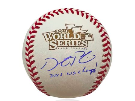 Dustin Pedroia Boston Red Sox Autographed 2013 World Series Baseball Inscribed World Series Champs For Cheap