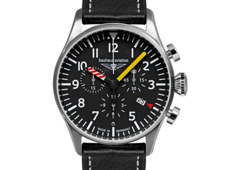 Bauhaus Aviation 27885 Men s Instruments Quartz Chronograph Wristwatch Cheap