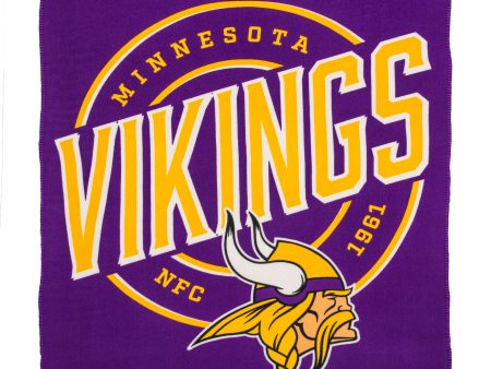 Minnesota Vikings 50  x 60  Campaign Fleece Blanket Fashion